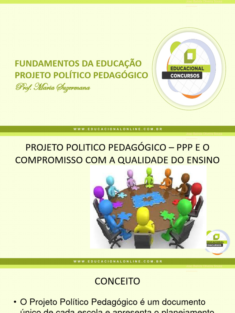 Projeto Politico Pedagogico O Que E