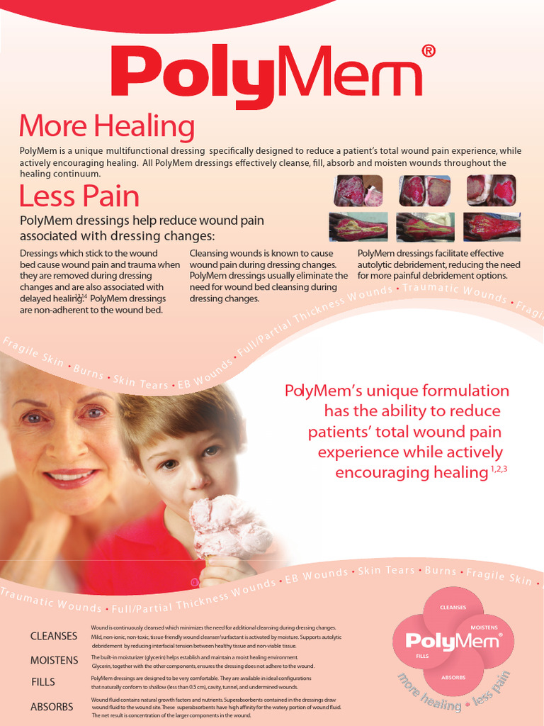 PolyMem General Brochure | Download Free PDF | Wound | Clinical Medicine