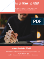 E-Book Aula 1 - Unidade 1 (Conhecendo Os Textos Oficiais e Não Oficiais)