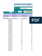 Sales Without Inventory Template 2018-19