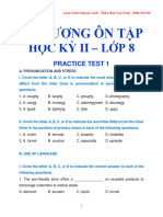 ĐỀ CƯƠNG ÔN TẬP HK 2 - LỚP 8