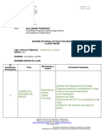 Modelo de Informe Clase 4 de Mayo