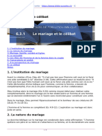 6-3-1 Le Mariage Et Le Célibat