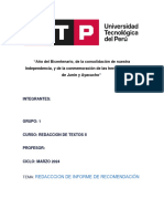 Informe de Recomendacion