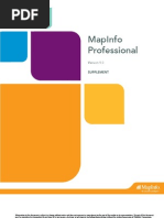 Mapinfo Professional: Supplement