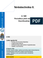 Periodikus Jelek Mérése, Oszcilloszkóp