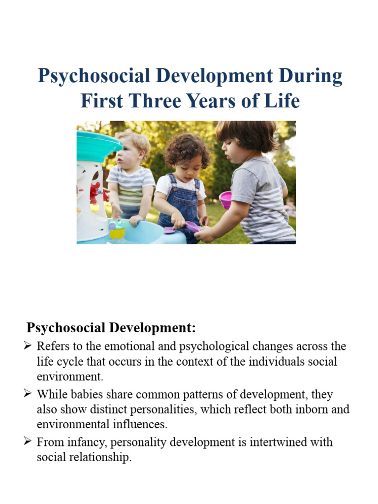 Psychosocial Development in Infancy | PDF | Attachment Theory | Temperament