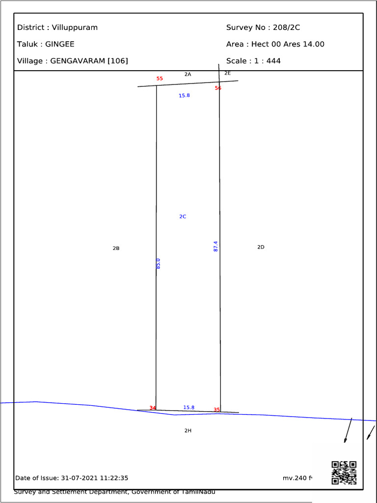 208 2C - Map::GENGAVARAM::GINGEE | PDF