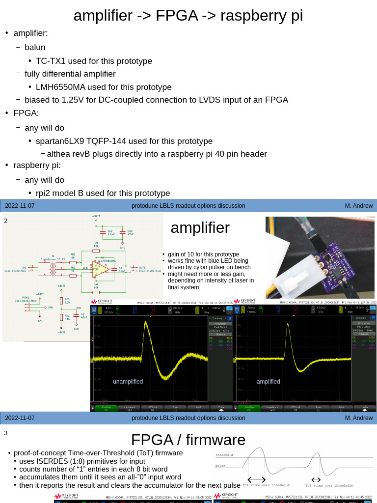 20221107.protoduneLBLSphotodiodereadout PDF Raspberry Pi
