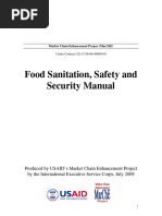 Sanitation Standard Operating Procedure (SSOP) | PDF | Hygiene | Sanitation