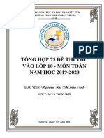 Tổng Hợp Đề Thi Thử Lớp 10 (019-20)