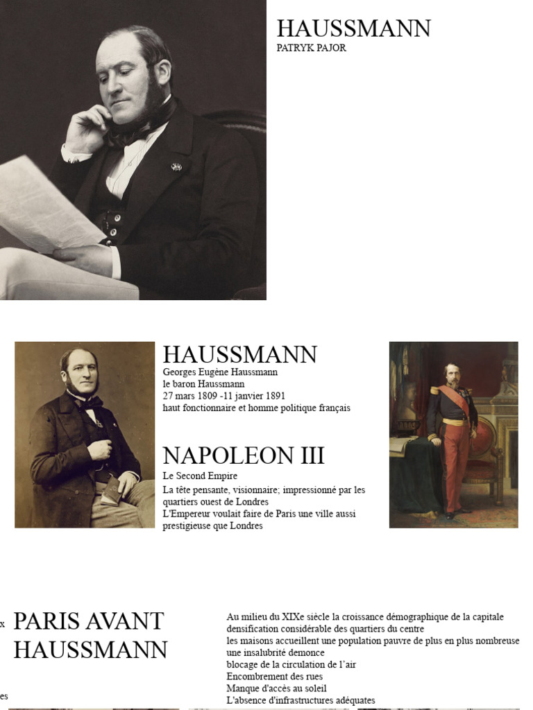 Haussmann | PDF | Paris