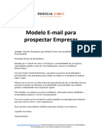 Modelo e Mail para Prospectar Empresas