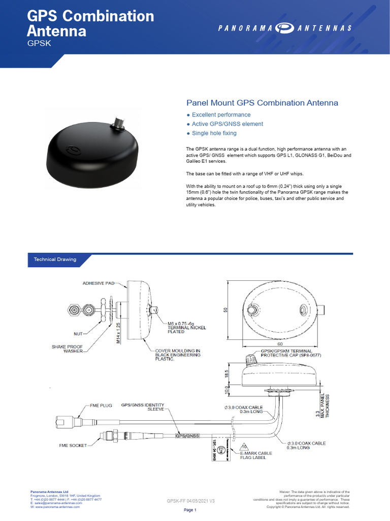 GPSK FF | PDF | Antenna (Radio) | Electromagnetic Radiation