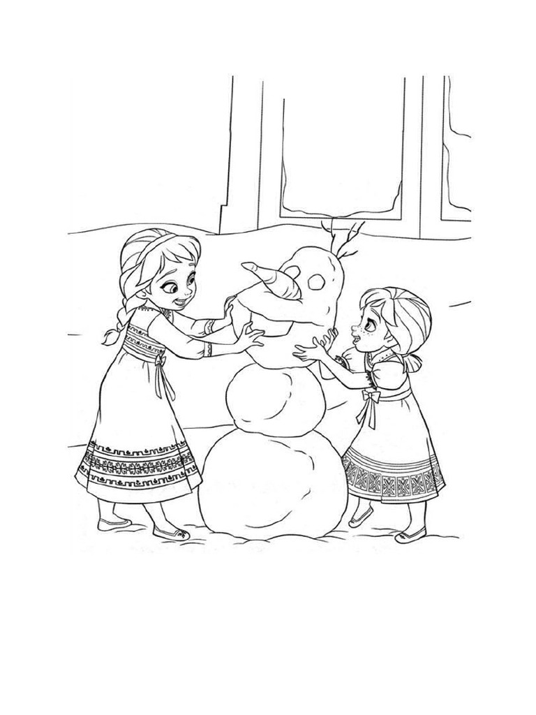 Frozen Colouring Games