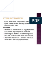Cyber Defamation