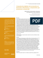 Competencias Digitales de Los Docentes en Formación: Dimensiones y Componentes Que Promueven Su Desarrollo