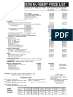 Soil-Mulch-Stone Price List