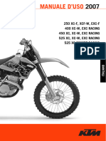 Manuale KTM Exc 250 - 400 - 450 - 525 ITA 2007