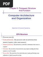 Chapter 06 Processor Structure and Function