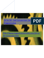 Engg Services - 2d To 3d Cad Conversion Services