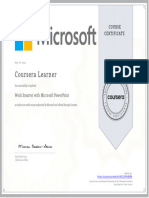 Powerpoint Certificate