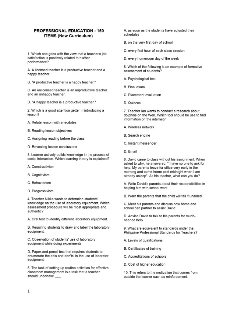Teacher Job Satisfaction and Performance | PDF | Educational Assessment ...