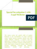 Special Investigation 1 With Legal Medicine
