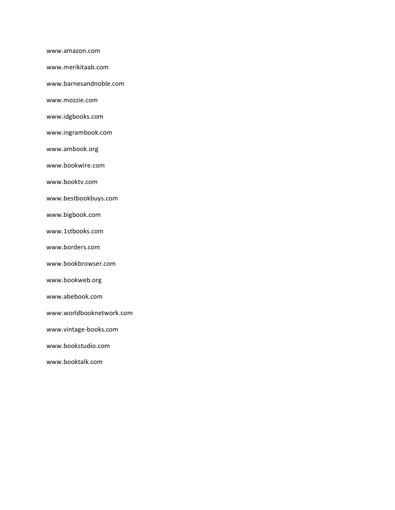 Book Sites | PDF