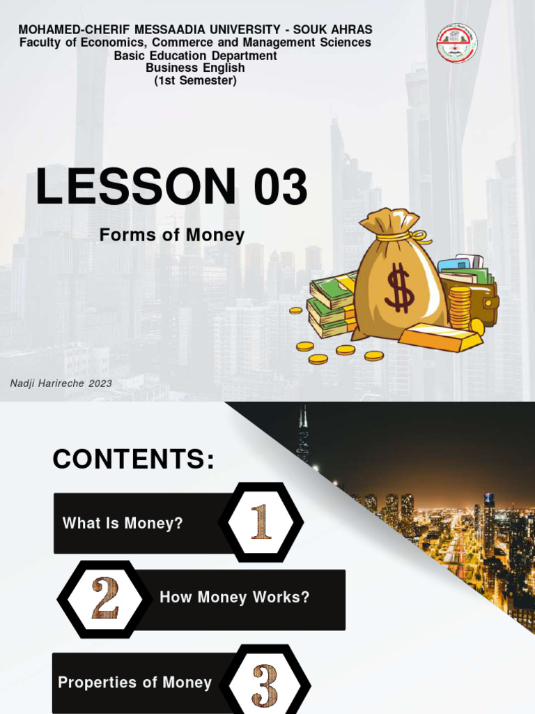 03-Forms of Money | Download Free PDF | Money | Currency