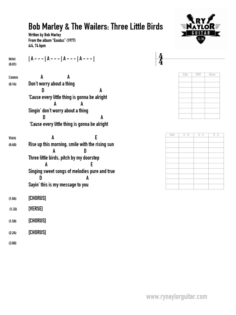 Marley,+Bob+ +Three+Little+Birds | PDF | Universal Music Group ...