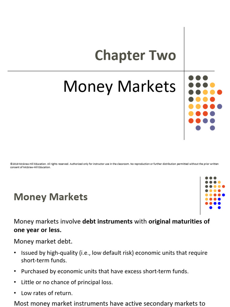 Money Market Instruments and Yields | PDF | United States Treasury ...