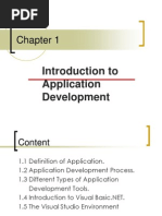 Chapter 1 - Introduction To Application Development