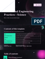 Science and Engineering Practices - Science - 8th Grade by Slidesgo