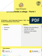 Entrevistando o Colega - Parte 1 7A