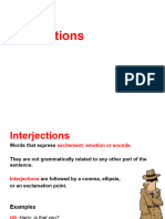 Interjections