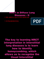 HRCT in Diffuse Lung Diseases