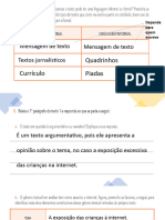 Aula 5 - A Tese e Arguemetos - Respostas P. 6.7