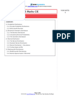 3. Statistical Distributions