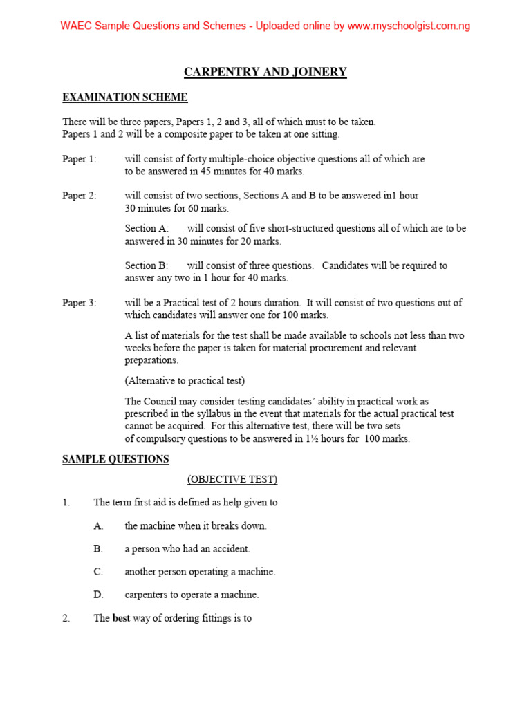 CARPENTRY QUESTIONS AND ANSWERS PDF visual data 2