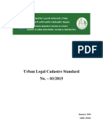 Urban Legal Cadastre Standard No. 03-2007