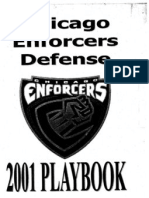2001 Chicago Enforcers 34 Defense - 210 Pages