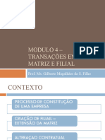 Modulo 4 Matriz e Filial