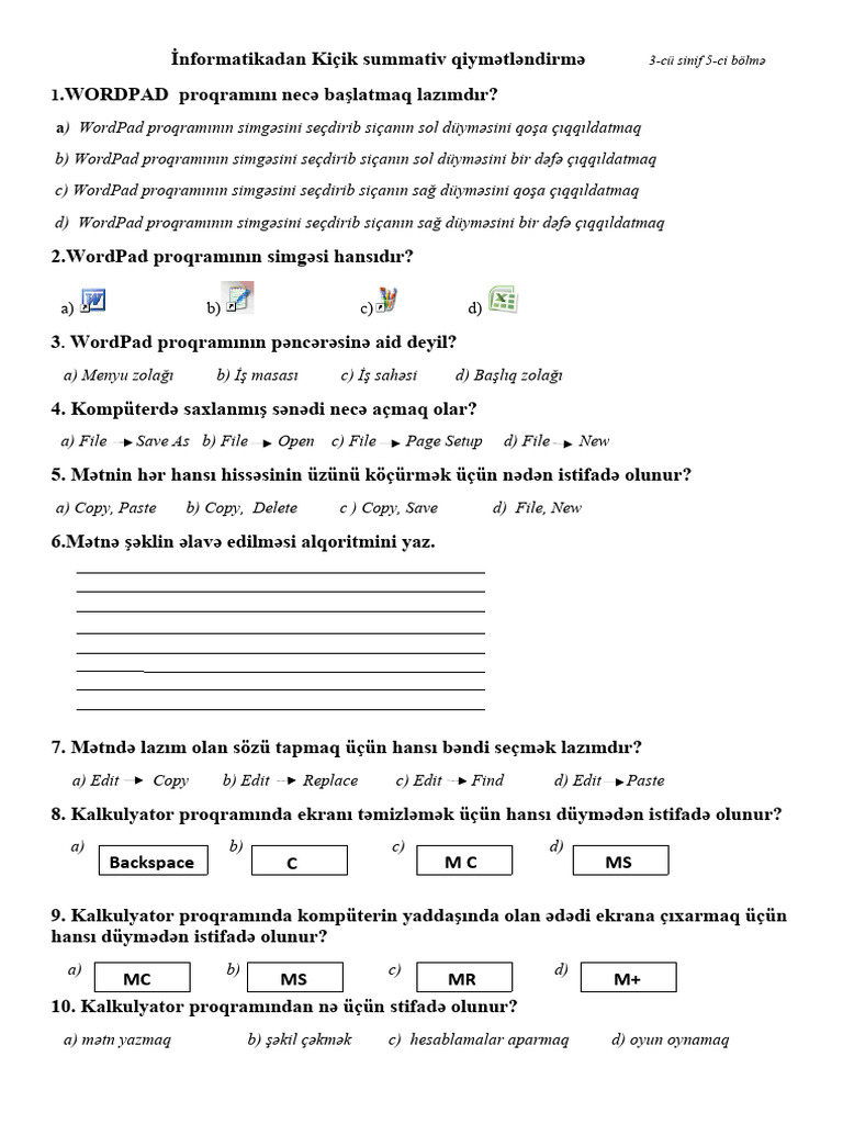 146 - 3sinif KSQ 5 | PDF