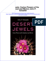 Free Download Desert Jewels Cactus Flowers of The Southwest and Mexico John P Schaefer Full Chapter PDF