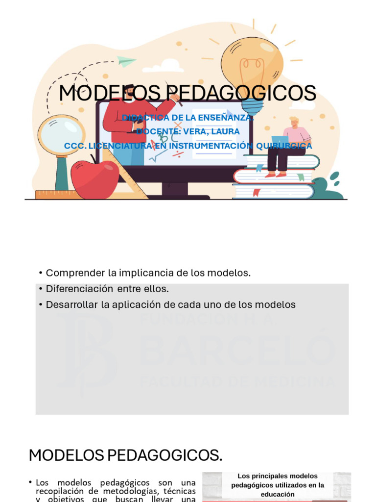 Clase 7 - Modelos Pedagógicos | PDF | Enseñando | Aprendizaje