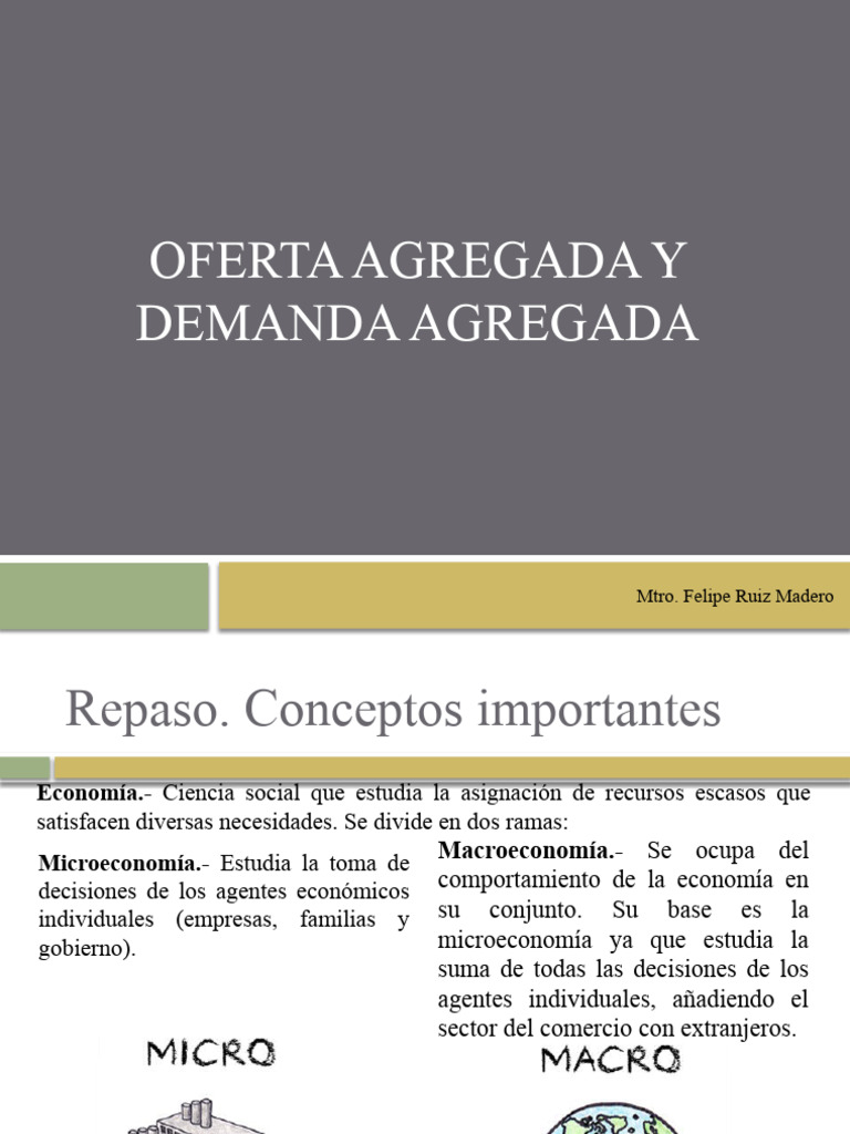 Curvas de Oferta y Demanda Agregada | PDF | Oferta (economía) | Tipo de ...
