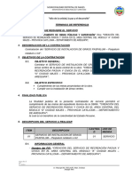 TDR Contratación Del "SERVICIO DE INSTALACION DE GRASS PASPALUM - Paspalum Notatum X m2"