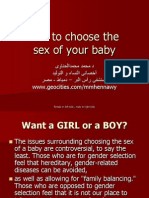 Choosing Sex