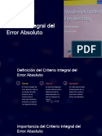 Criterio de Integral de Error Absoluto